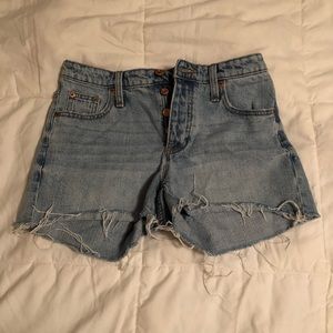 High Waist Vintage Cut off denim shorts